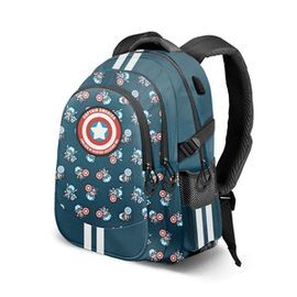 MOCHILA RUNNING PLUS CAPITAN AMERICA BRAVE