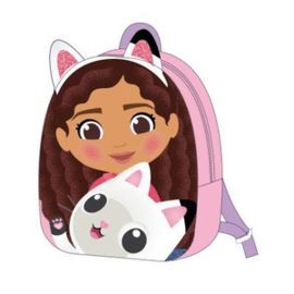 MOCHILA GUARDERIA TERCIOPELO GABBY´S DOLLHOUSE
