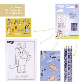 SET DE PAPELERIA COLOREABLE BLUEY