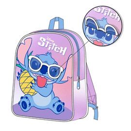 MOCHILA INFANTIL PERSONAJE APLICACIONES STITCH