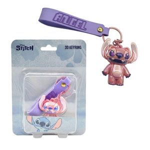 BLISTER LLAVERO FIGURA + ASA SILICONA STITCH ANGEL