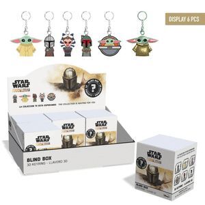 EXPOSITOR LLAVEROS THE MANDALORIAN CAJA SORPRESA 6