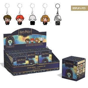 EXPOSITOR LLAVEROS HARRY POTTER CAJA SORPRESA 6 MO