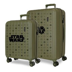 JUEGO DE MALETAS STAR WARS GREEN RIGIDAS 55-65CM V