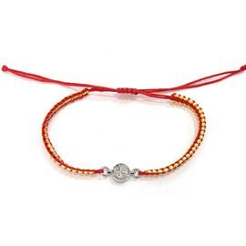 PULSERA SAN BENITO BAÑO PL.MACRAME ESPAÑA