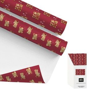 EXPOSITOR 72 ROLLOS PAPEL REGALO 200X70CM AMOR SUR