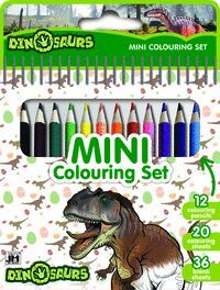 DINOSAURIO S- MINI COLOURING SET