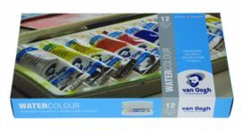 ACUARELA VAN GOGH TUBO 10ML ESTUCHE PLASTICO 12 CO