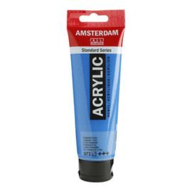 PINTURA ACRILICO AMSTERDAM 120ML CIAN PRIMARIO
