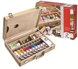 PINTURA ACRILICO VAN GOGH 40ML CAJA MADERA