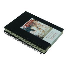 CUADERNO BOCETOS ESPIRAL 14X21CM 110G 80 HOJAS
