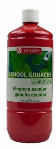 PINTURA TALENS ART CREATION GOUACHE 1000ML ROJO
