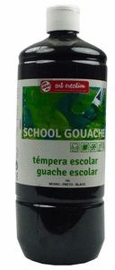 PINTURA TALENS ART CREATION GOUACHE 1000ML NEGRO