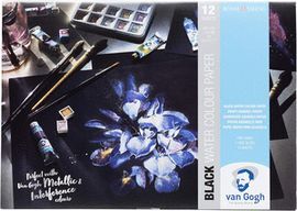 BLOC VAN GOGH A4 ACUARELA NEGRO 360 GRAMOS