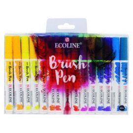 MARCADOR ECOLINE BRUSHPEN ESTUCHE 30 UNIDADES