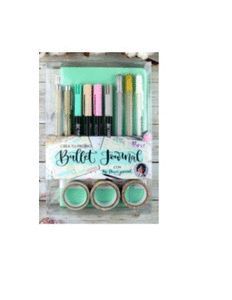 SET BULLET JOURNAL AZUL PASTEL