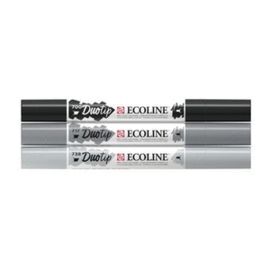 ROTULADOR ECOLINE DUOTIP ESTUCHE 3 GRISES (NEGRO-G