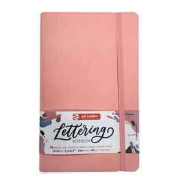 LIBRETA LETTERING 13X21 ROSA