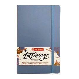 LIBRETA LETTERING 13X21 AZUL
