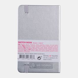 CUADERNO BOCETOS 9X14 80H 140G PLATA