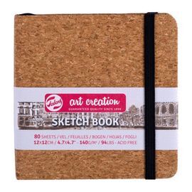 CUADERNO BOCETOS 12X12CM 140G 80 HOJAS CORCHO