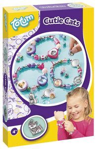 JUEGO CREA PULSERAS CON CHARM DE GATITOS