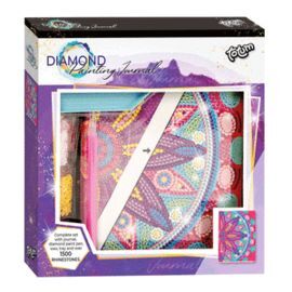 CUADERNO DE PINTURA DIAMANTES MANDALA DE FLORES RO