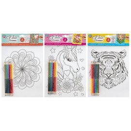 COLOREA POR NUMEROS SURTIDO PAPEL A 4