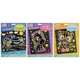 SET COLOREA POR PUNTOS HOLOGRAFICO INFANTIL SURTID