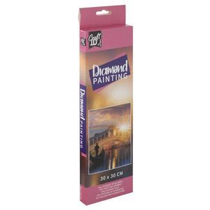 PINTURA CON DIAMANTES 30 X 30 CM: VENECIA