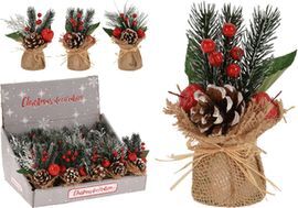 EXPOSITOR 12 MACETAS NAVIDAD 16 CMS