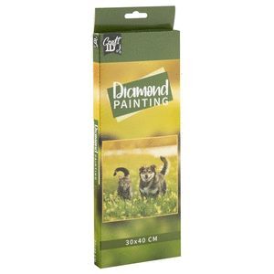 PINTA CON DIAMANTES DIAMANTES CON GATO Y PERRO 30