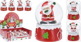 EXPOSITOR 12 BOLA DE NIEVE NAVIDAD NOEL