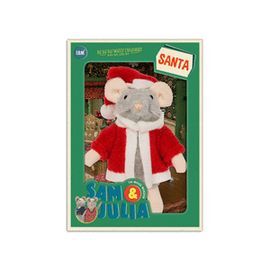 PELUCHE 13CM RATON SANTA LA CASA DE LOS RATONES