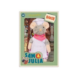 PELUCHE 13CM RATON PANADERO LA CASA DE LOS RATONES