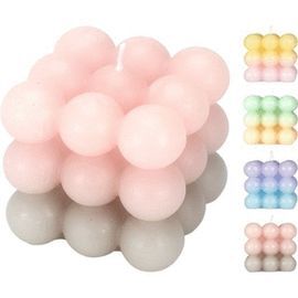 EXPOSITOR 24 VELAS BURBUJAS COLORES SURTIDOS