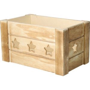 SET DE 3 CAJAS ESTRELLA MADERA