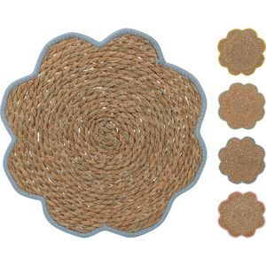 MANTEL RAFIA INDIVIDUAL 37CM COLORES SURTIDOS