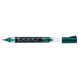 ROTULADOR PINCEL DUAL METALLIC VERDE