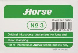 TAMPON Nº 3 HORSE VERDE