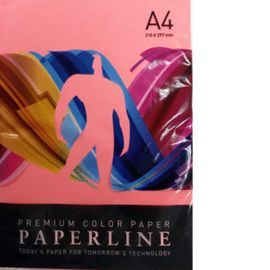 PAPEL A4 500H 80GR PAPERLINE ROSA FLUORESCENTE