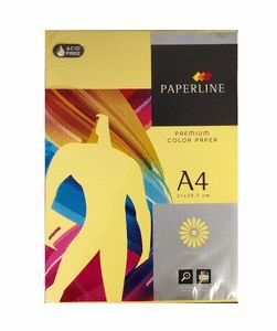 PAPEL A4 500H 80GR PAPERLINE AMARILLO