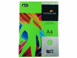 PAPEL A4 500H 80GR PAPERLINE VERDE FUERTE PARROT