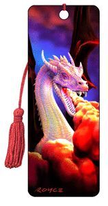 MARCAPAGINAS 3D DRAGON FIRE