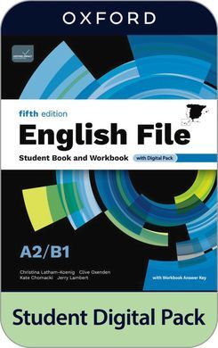 ENGLISH FILE A2/B1 SB + WB WITH KEY PK 5 EDITION