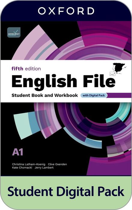 ENGLISH FILE 5TH EDITION A1. STUDENT'S BOOK AND WORKBOOK AND DIGITAL WITHOUT KEY