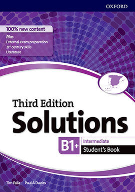SOLUTIONS INTERMEDIATE. STUDENT'S BOOK 3RD EDITION