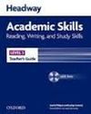 HEADWAY ACADEMIC SKILLS 3 - READING, WRITING AND STUDY SKILLS - TEACHER'S GUIDE WITH TEST PACK