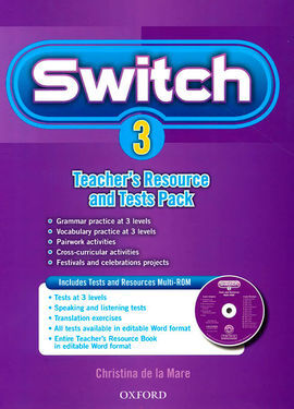 SWITCH 3 - TEACHER'S RESOURCE BOOK & TESTS PACK