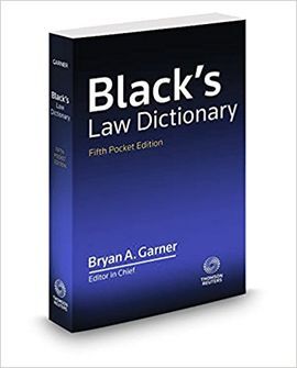 BLACK'S LAW DICTIONARY